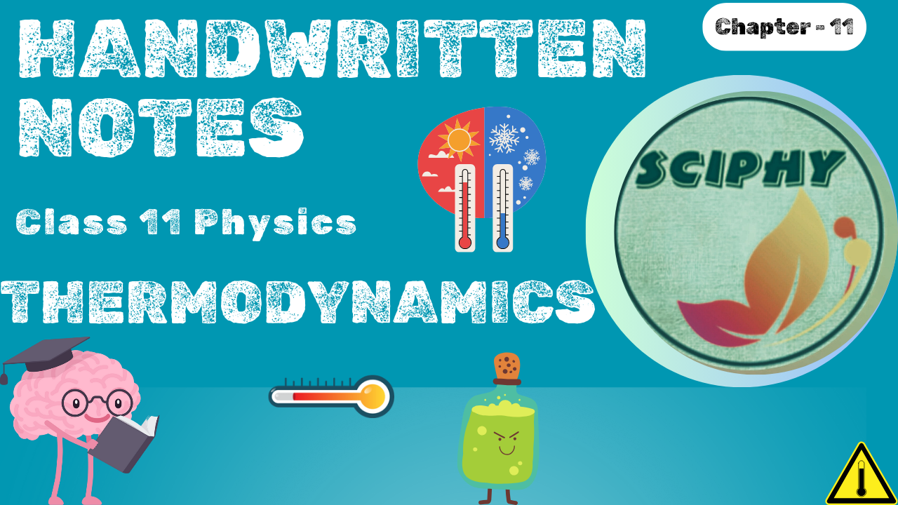 Thermodynamics Class 11 Physics Handwritten Notes.