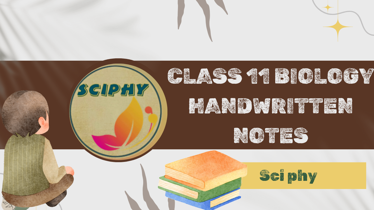 Class 11 Biology Handwritten Notes