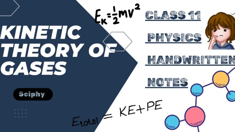 Kinetic Theory Of Gases Chapter 12 Class 11 Physics Handwritten Notes ...