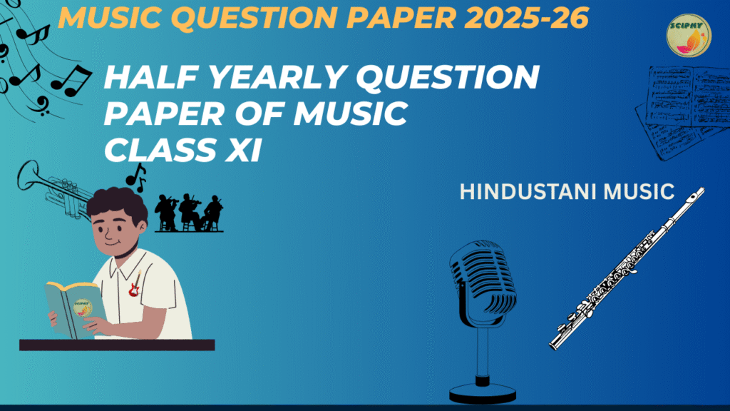 HALF YEARLY QUESTION PAPER OF MUSIC
