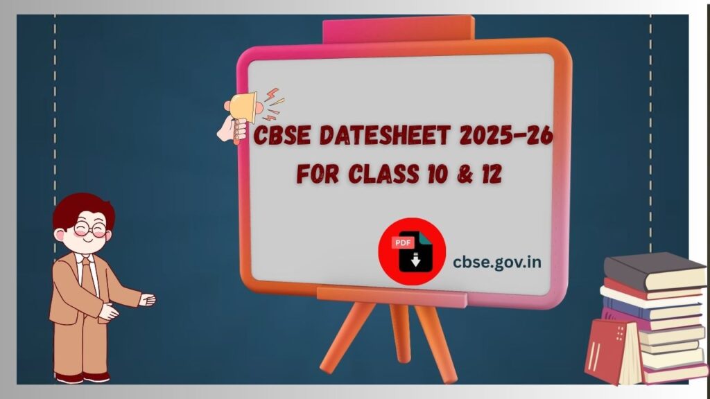 CBSE DATESHEET 2026